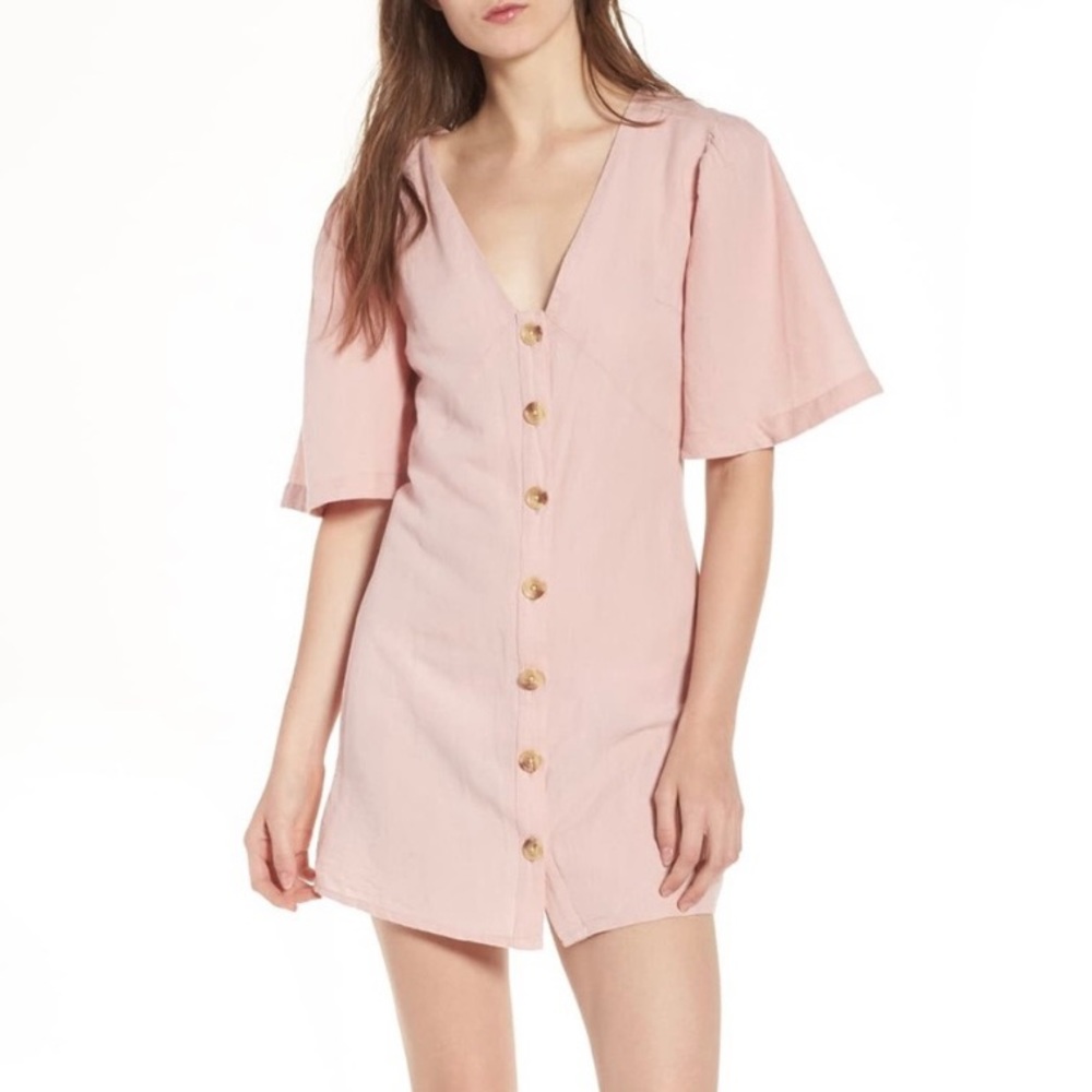 Topshop | angel sleeve mini dress